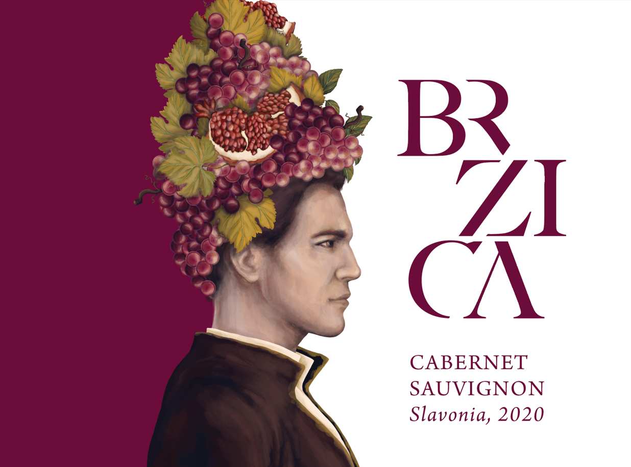 Brzica Cabernet Sauvignon label
