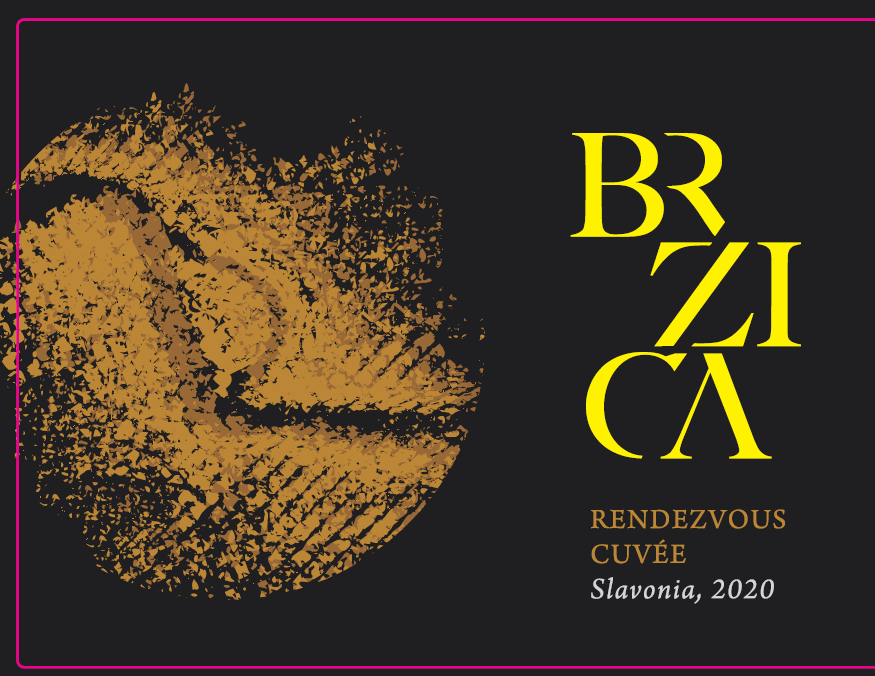 Brzica Cuvée Rendezvous label