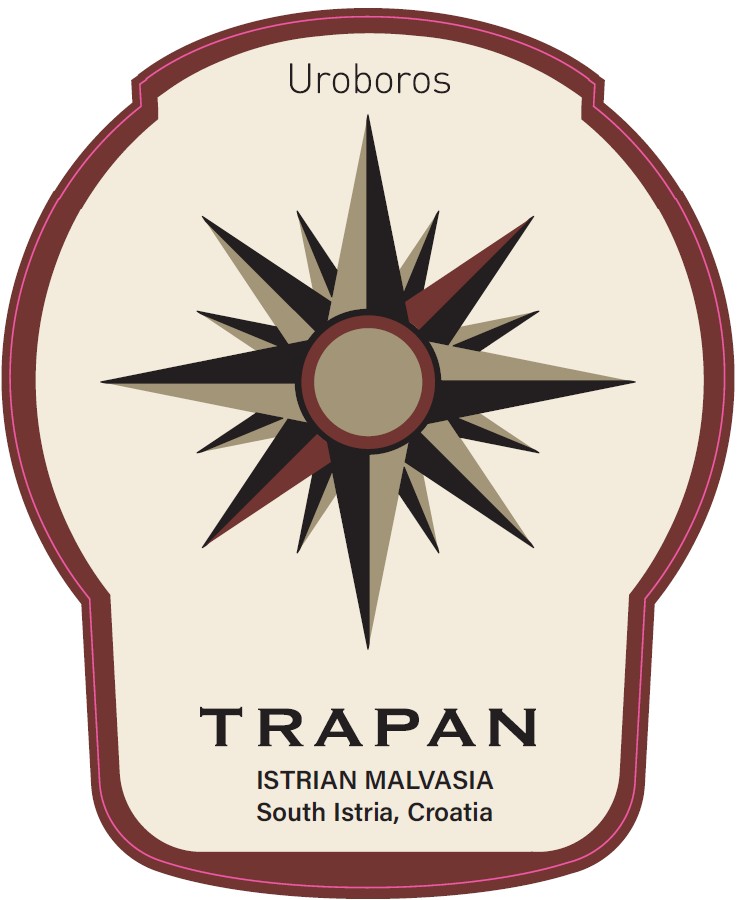 Trapan Uroboros Malvazija label